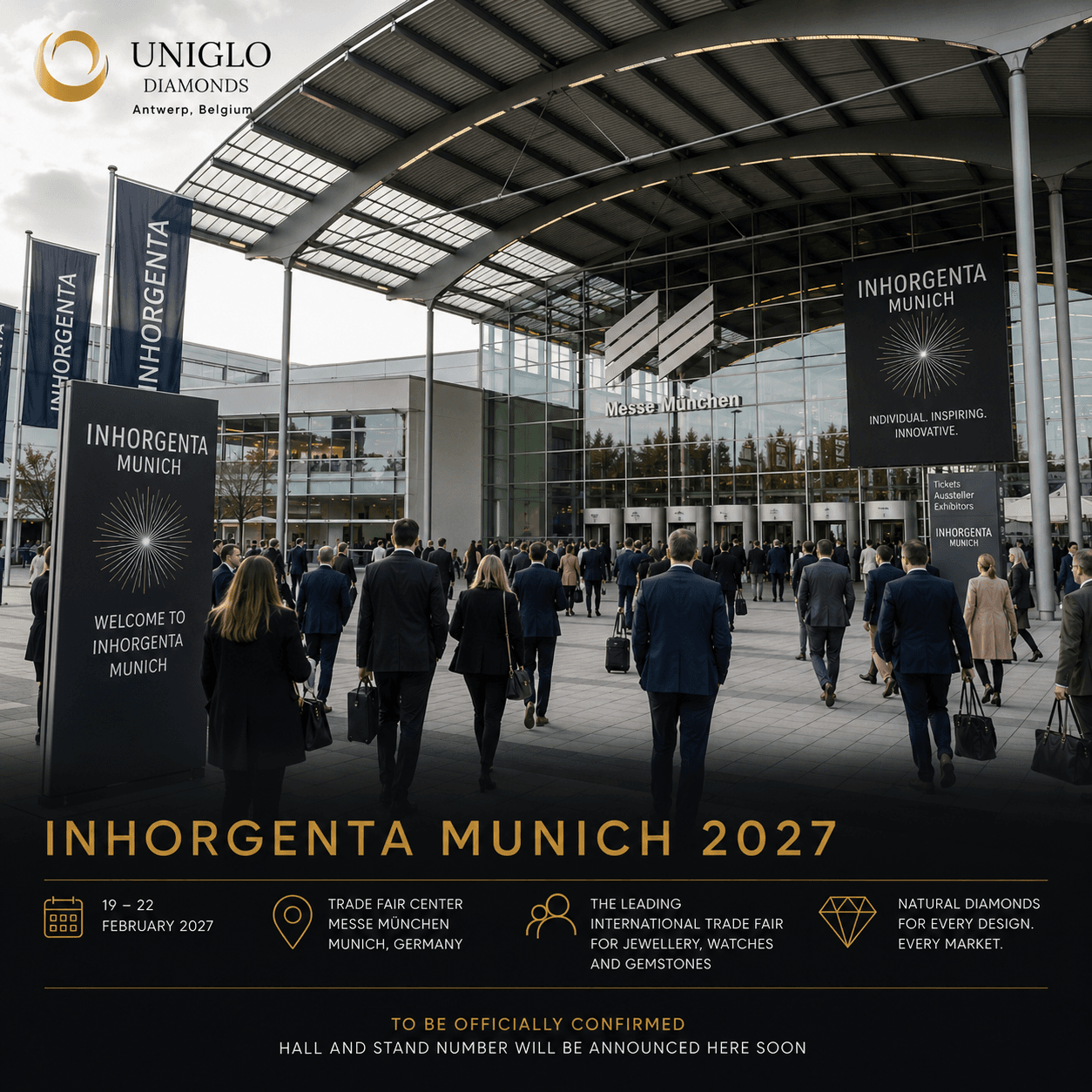 Uniglo Diamonds all'INHORGENTA Monaco 2027