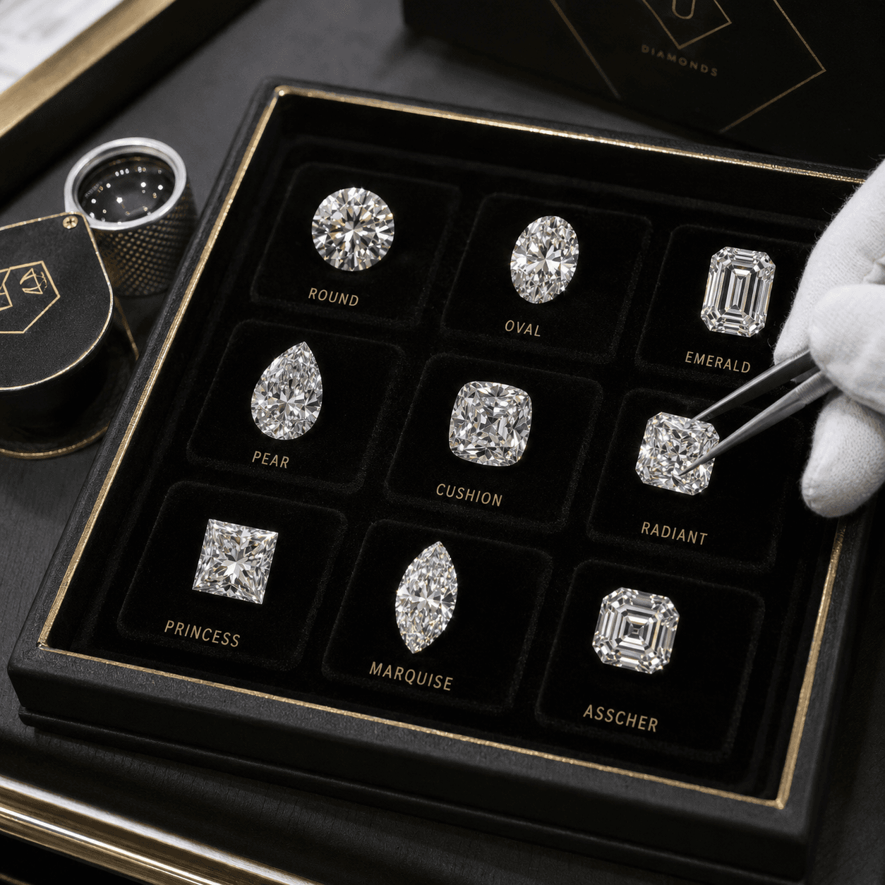 Natural diamonds presented by Uniglo Diamonds at JGTD Dubai