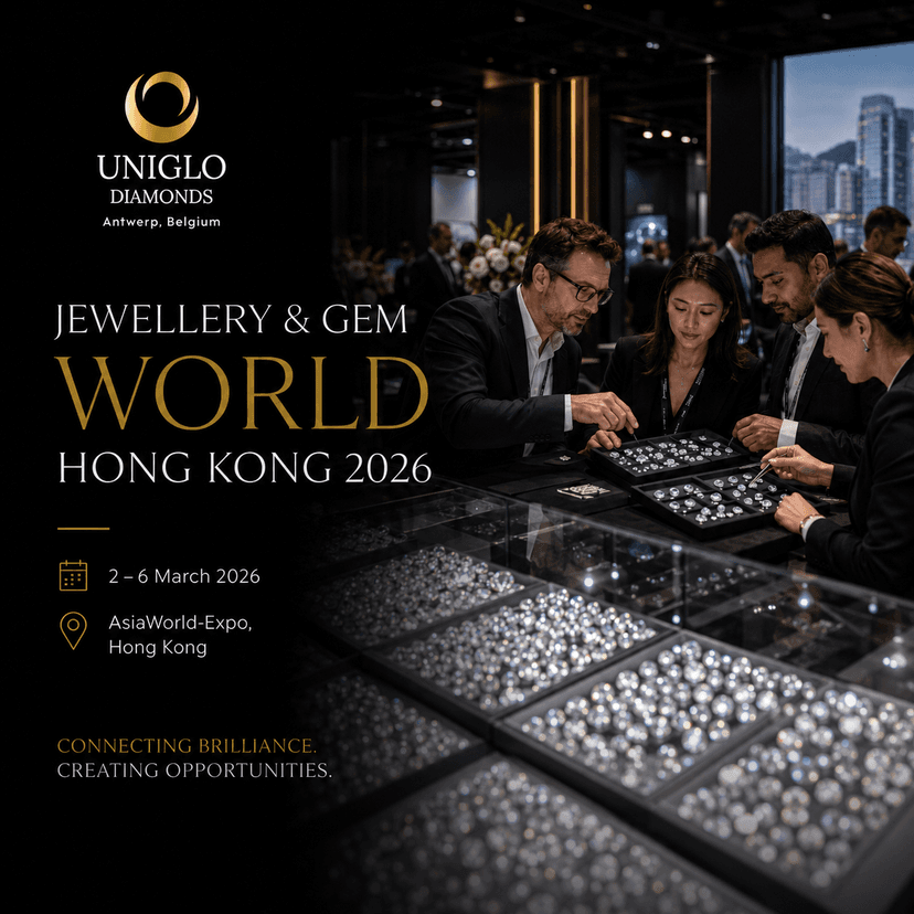 Uniglo Diamonds at Jewellery and Gem WORLD Hong Kong 2026