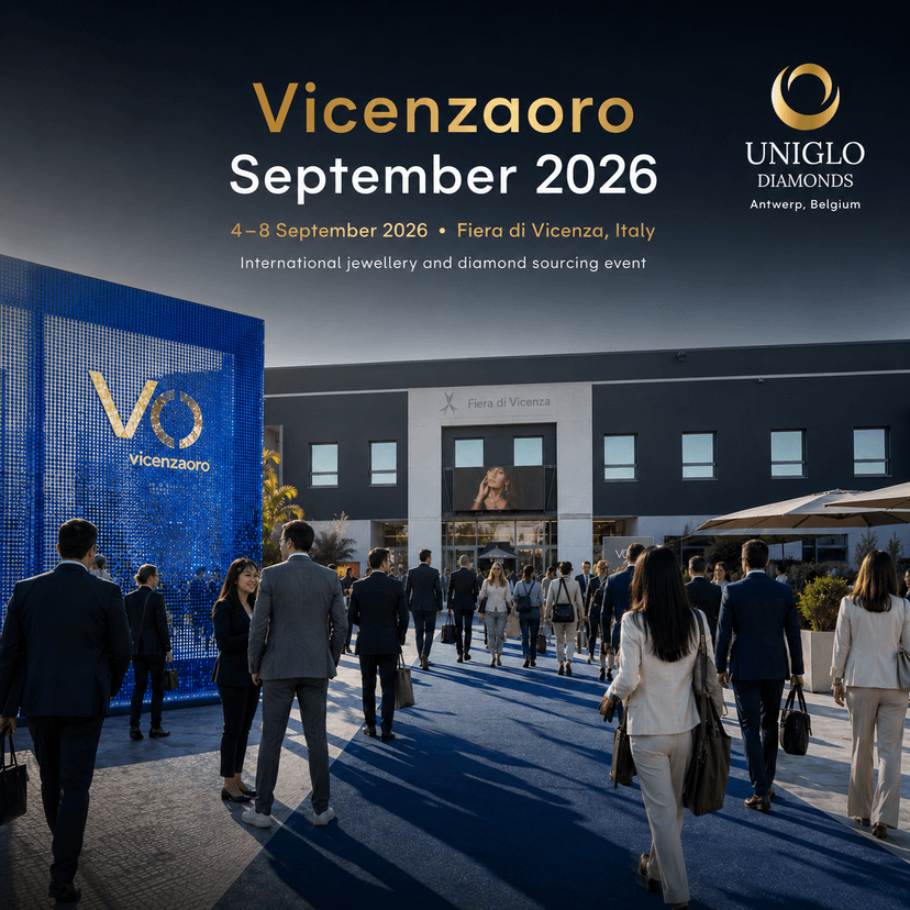 Uniglo Diamonds a Vicenzaoro Settembre 2026