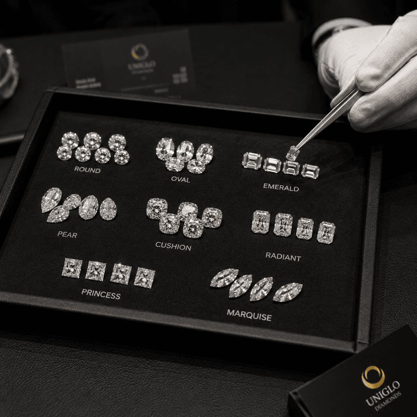 Diamanti naturali presentati da Uniglo Diamonds a Vicenzaoro