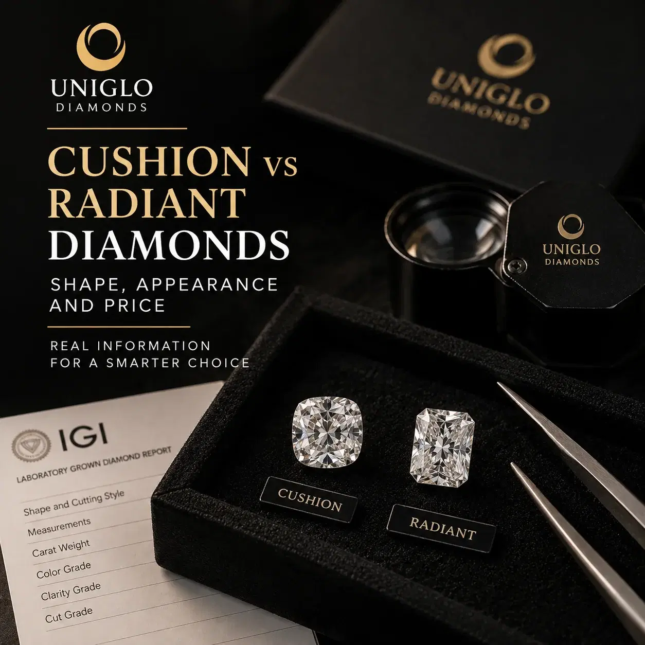 Cushion vs Radiant Diamonds