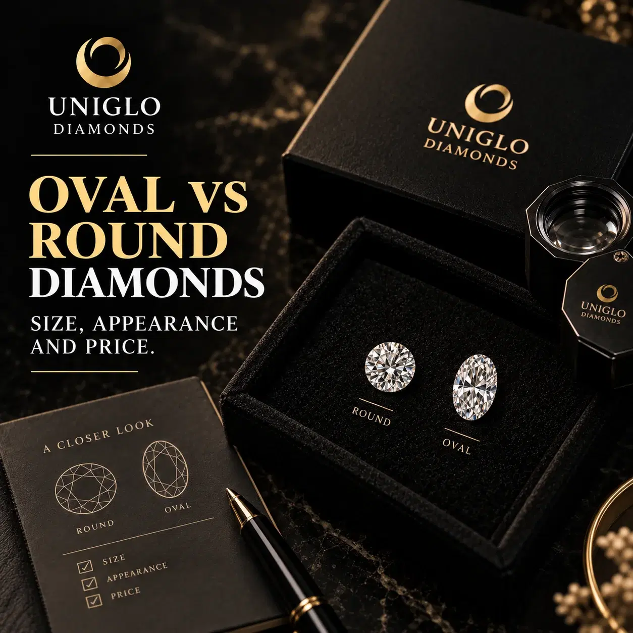 Oval vs Round Diamonds: Size, Appearance and Price