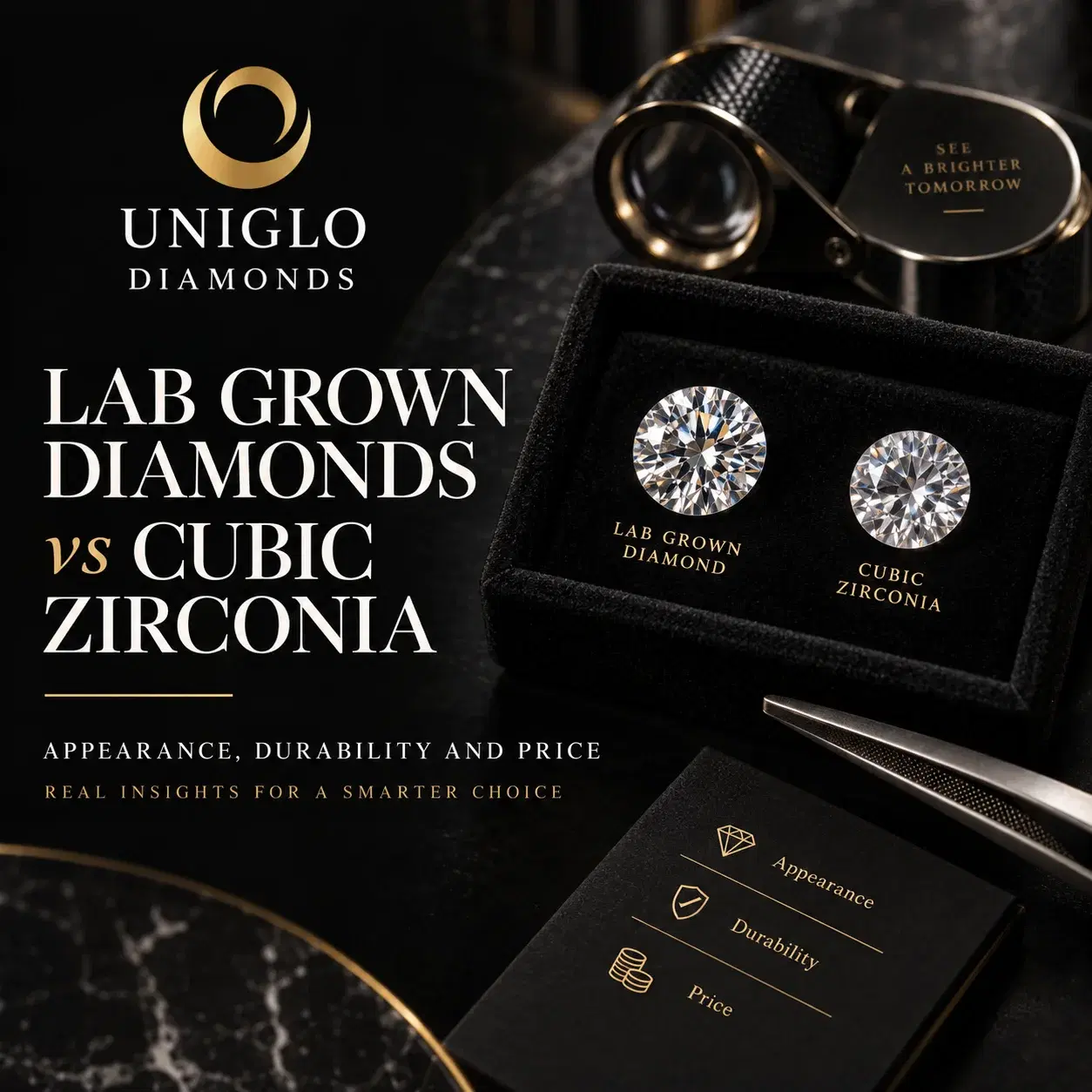 Lab Grown Diamonds vs Cubic Zirconia