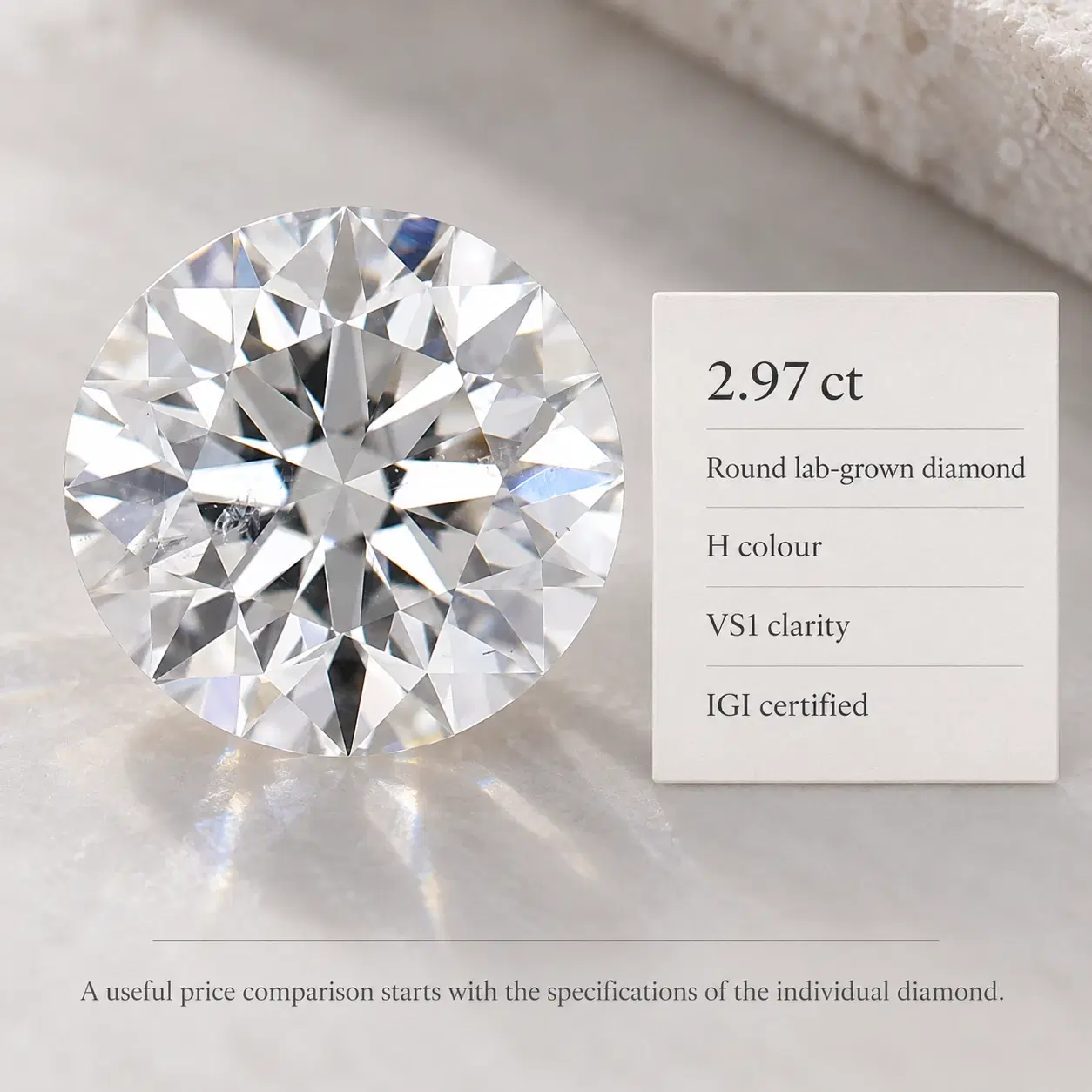 3 Carat Lab Grown Diamond Price 2026: Costs & Examples