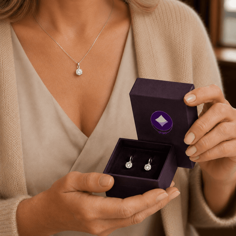 Diamond jewellery gift for Antwerp Mother’s Day