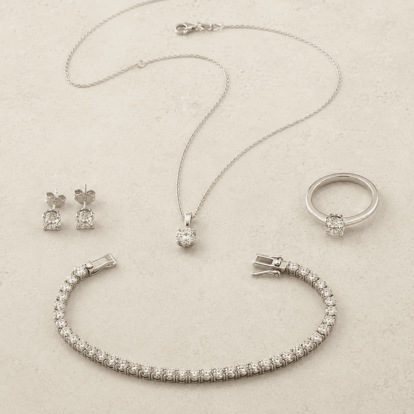 Diamond necklaces, earrings, bracelets and rings for Mother’s Day