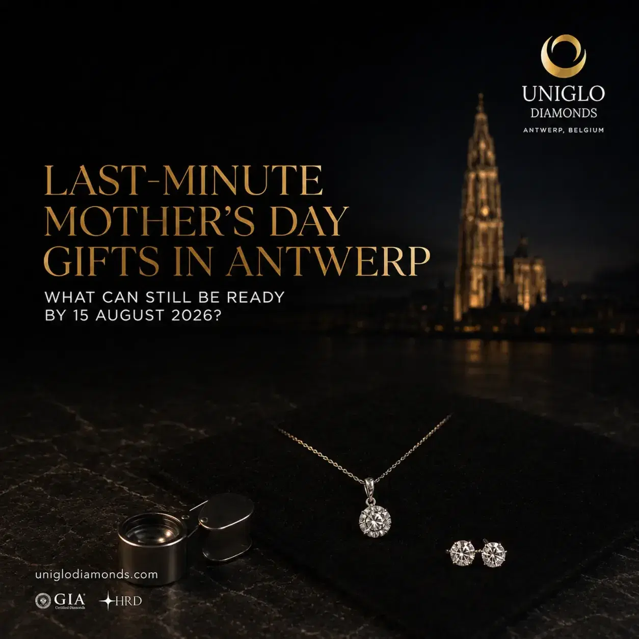 Choosing a last-minute Mother’s Day jewellery gift in Antwerp before 15 August 2026