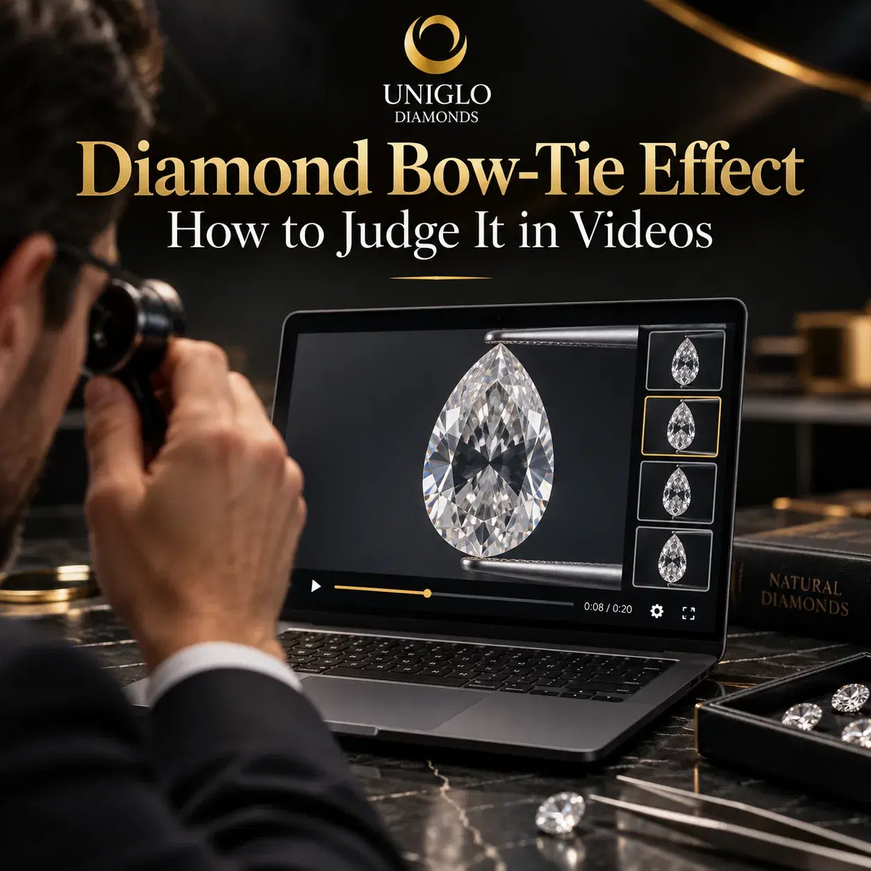 Diamond Bow-Tie Effect: How to Judge It in Videos