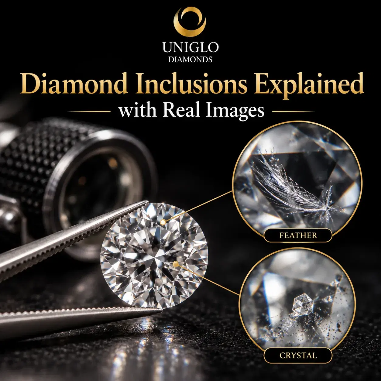 Diamond Inclusions Explained with Real Images
