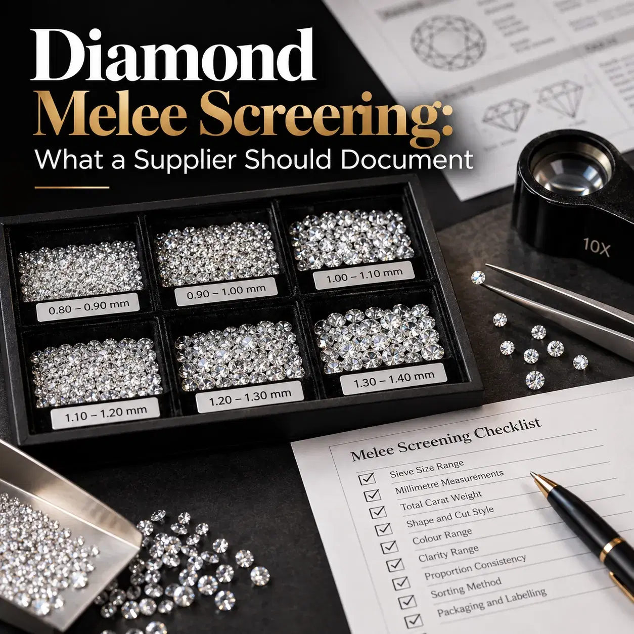 Diamond Melee Screening: What a Supplier Should Document