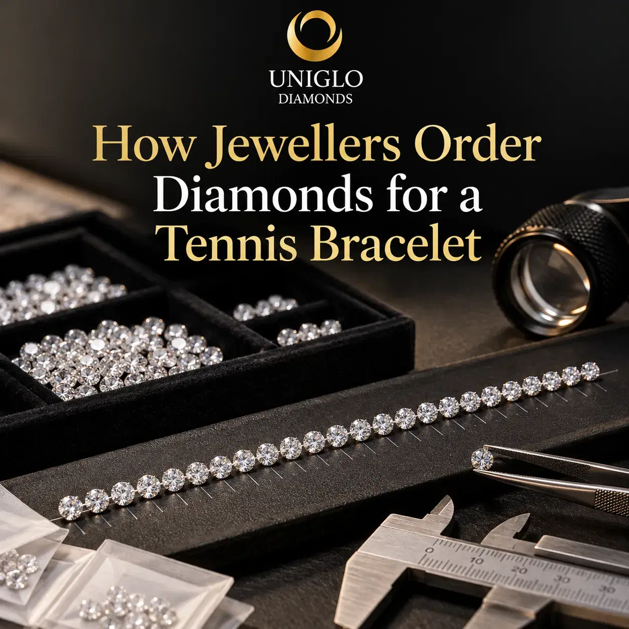 How Jewellers Order Diamonds for a Tennis Bracelet