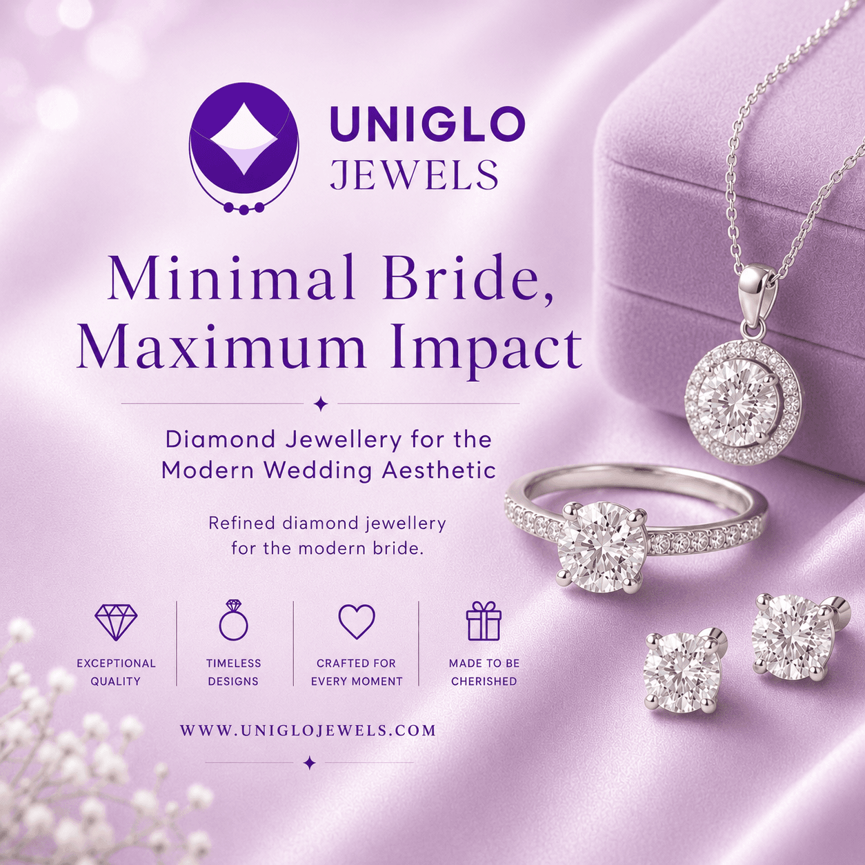 Minimal Bride, Maximum Impact: Diamond Jewellery for the Modern Wedding Aesthetic