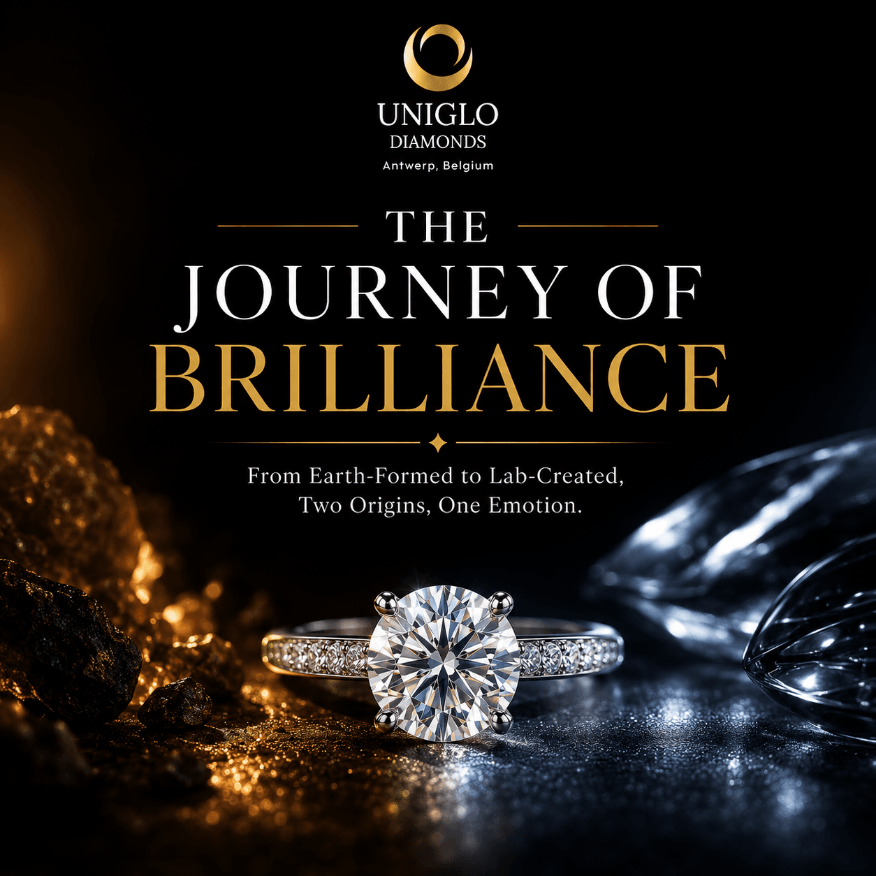 The Journey of Brilliance: From Earth-Formed to Lab-Created Diamonds