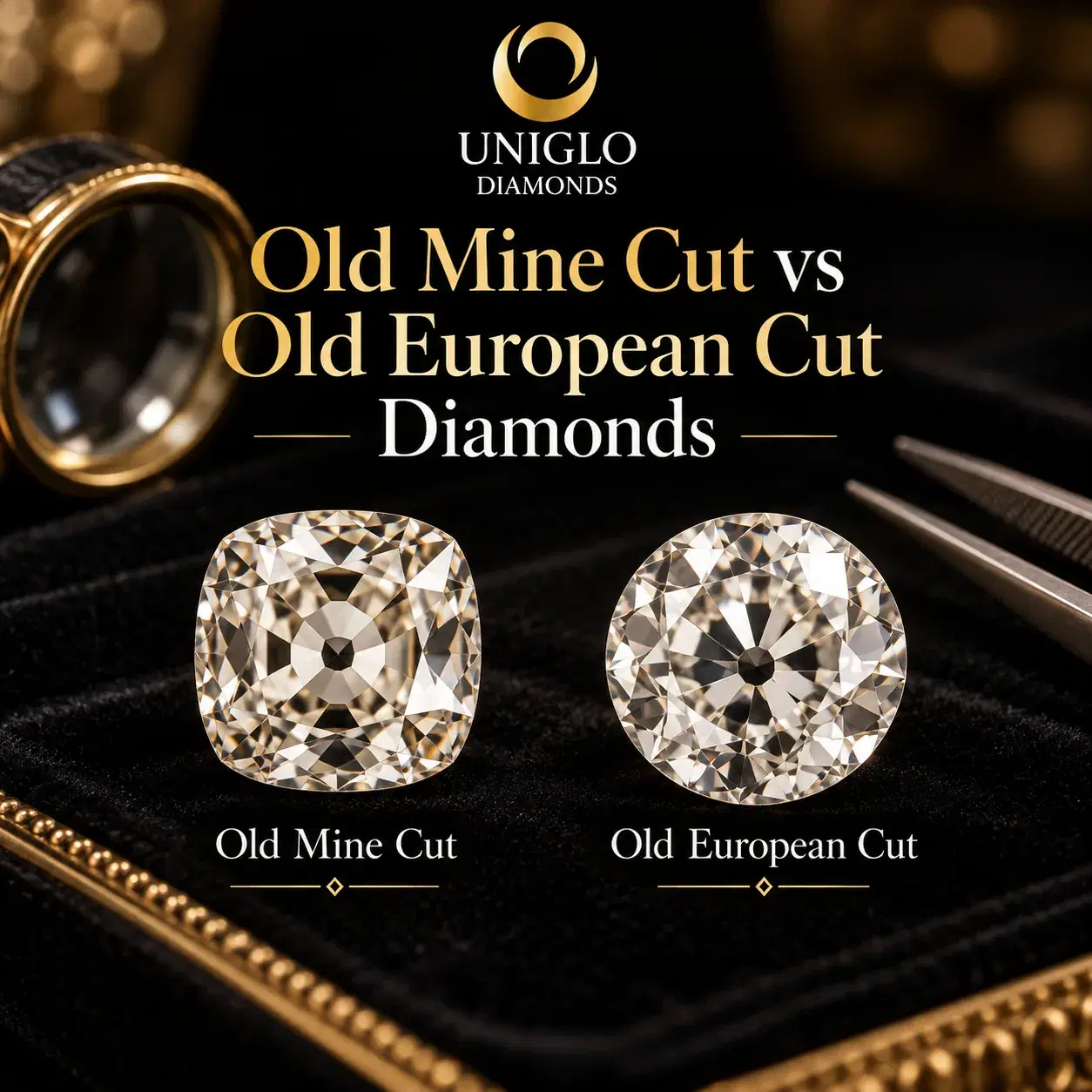 Old Mine Cut vs Old European Cut Diamonds