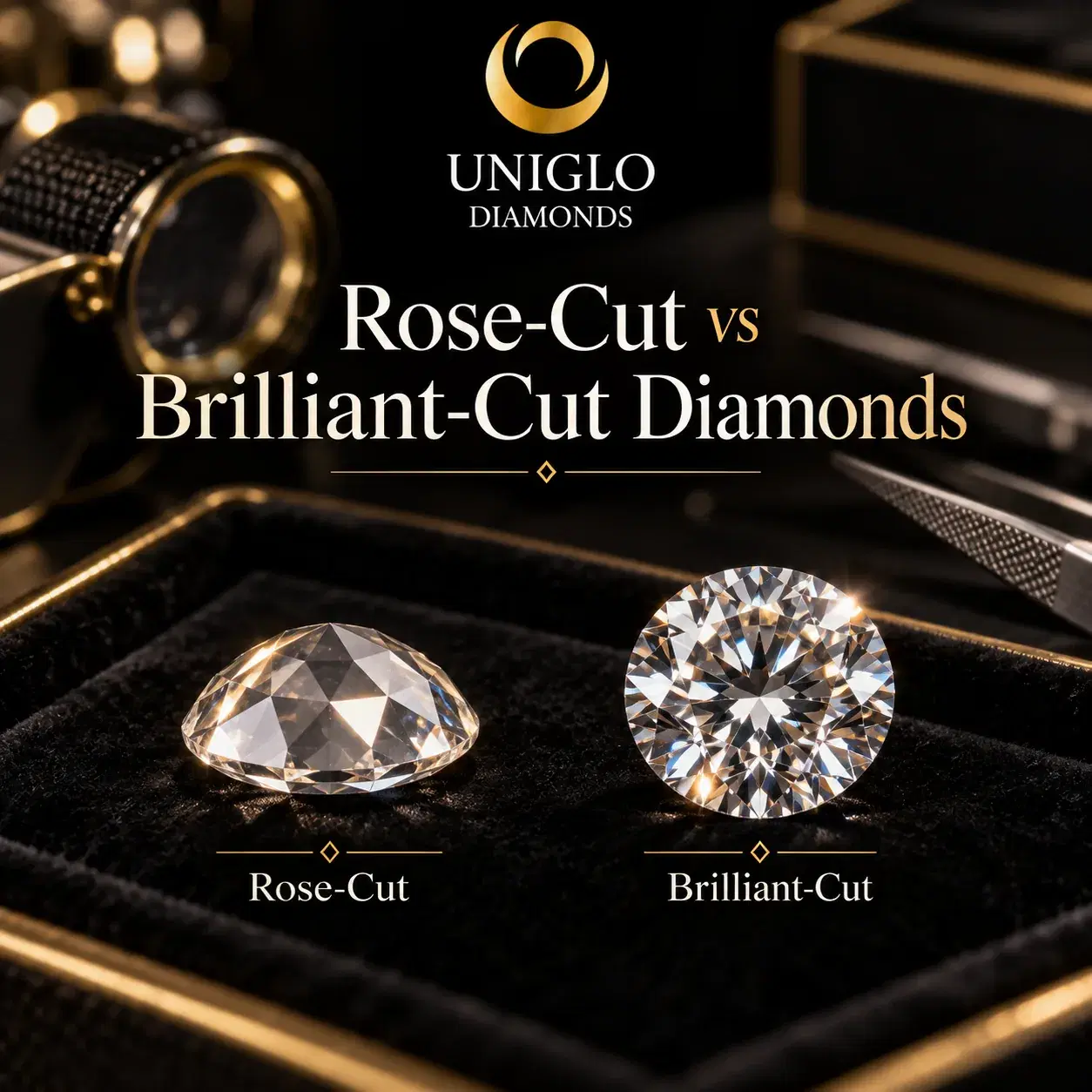 Rose-Cut vs Brilliant-Cut Diamonds