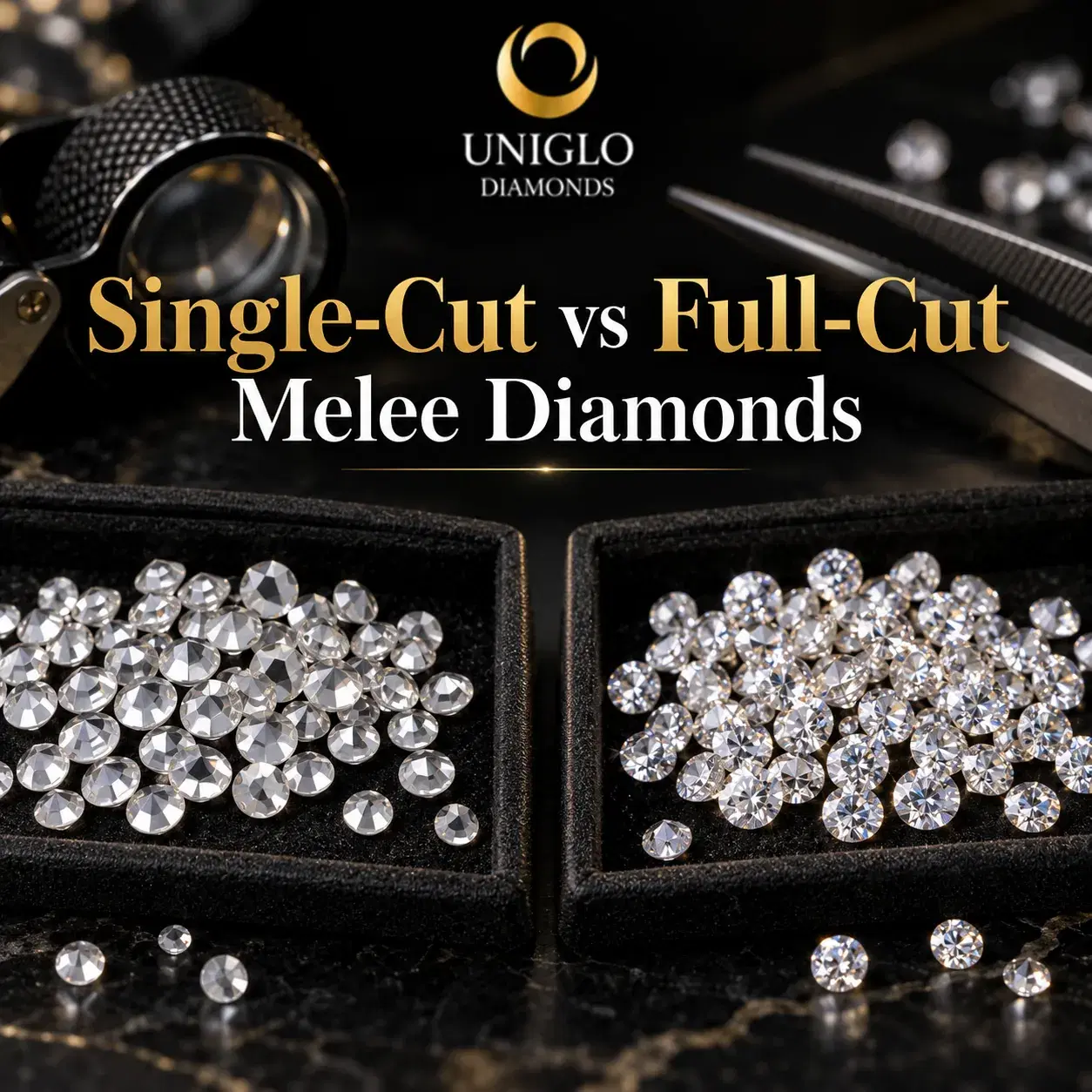 Single-Cut vs Full-Cut Melee Diamonds