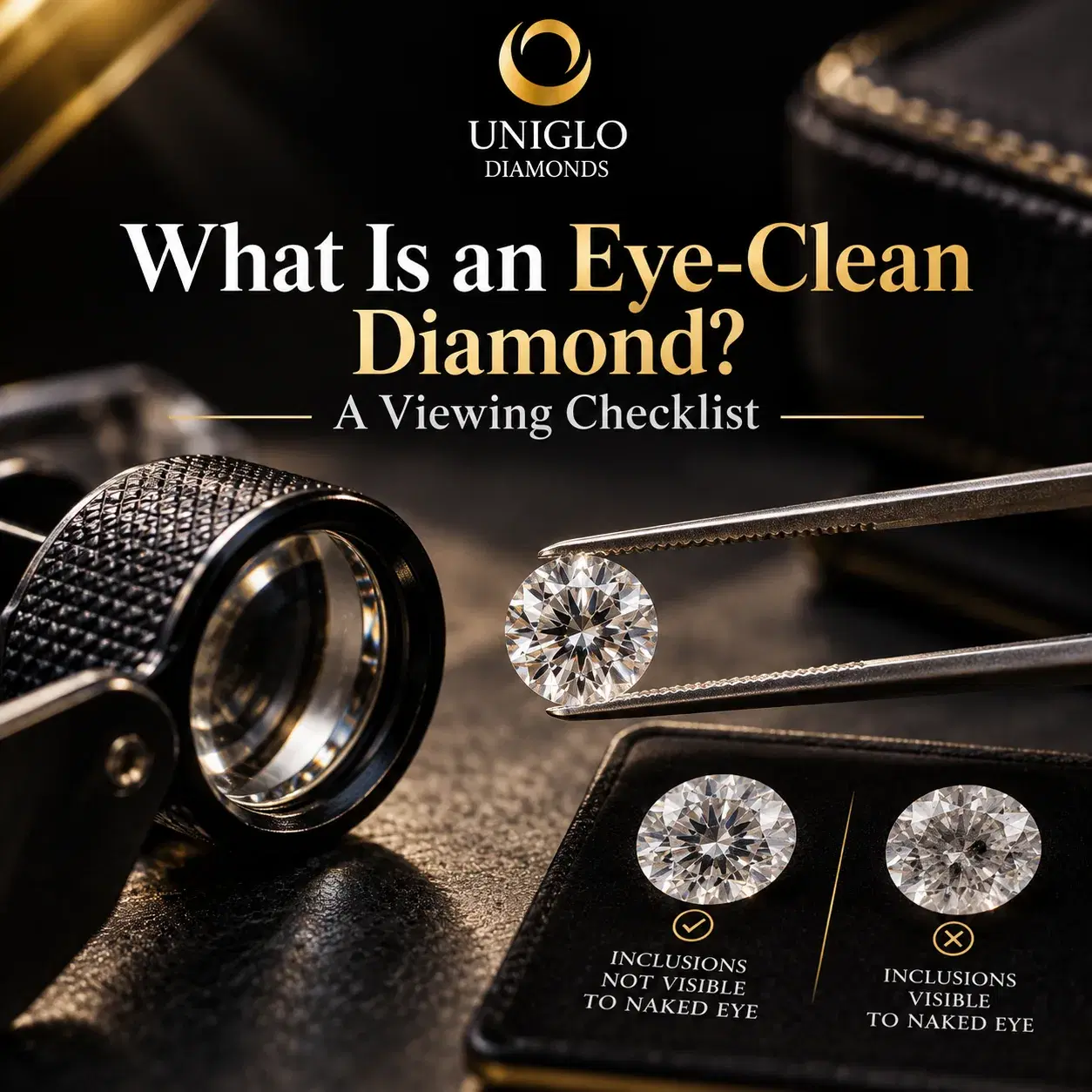 What Is an Eye-Clean Diamond? A Viewing Checklist