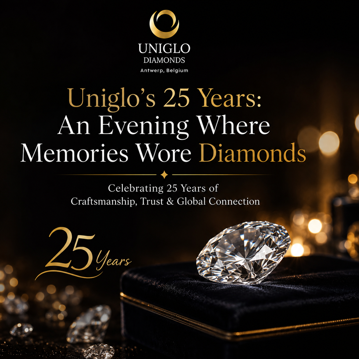25 años de Uniglo: una velada donde los recuerdos lucieron diamantes